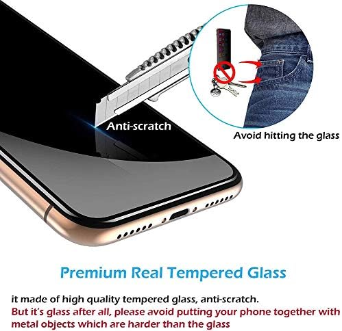 Защитно фолио Ytaland Privacy Screen Protector за OnePlus Nord N200 5G, [2] От закалено стъкло, без мехурчета