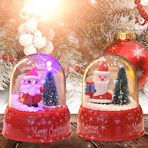 Декоративен Коледен Къща, Коледа Снежна Топка, Сладък Дядо Коледа, Снежен Човек, Коледна Елха, Изкуствени Кристална