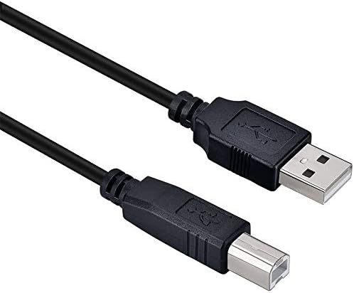 Кабел USB 2.0 B, USB-кабел, съвместим с M-Audio Keystation Mini 32 49 61 MK3, Кислород 25 49 61 IV, CTRL49, контролер