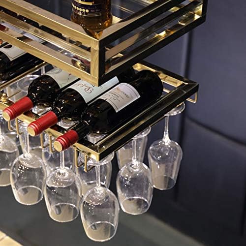 Рамка за Вино, Чаши Обърнат Бар Винарска Багажник Метални Рафта За Чаши Креативна Висока Поставка За Чаши Прибиращ