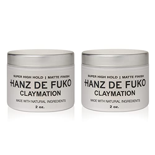 Hanz de Fuko глинената анимация – Висококачествена мъжки глина за стайлинг на коса – ultra-висока определяне,