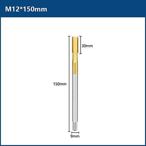 Метчик за шуруповерта M2-M12 Метчик за резби с Директен Канавкой Дължина 90-150 Метричен Машинен Метчик за Метални