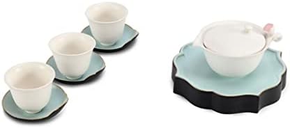 Чайници Кунг-фу Чай Комплект Керамични Набор от Домашния Офис, Хол Бизнес За Приготвяне на Чай Комплект за Подарък