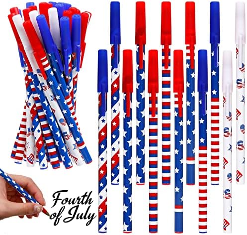 Eaasty Химикалки с Американския Флаг на Едро Патриотическая Гел Чернильная Дръжка САЩ Дръжката на Деня на Независимостта