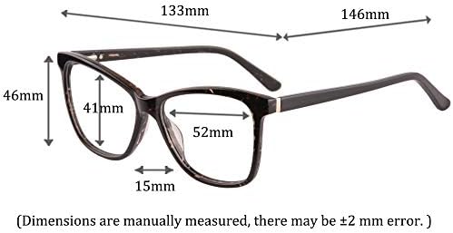 Очила, блокиране на синя светлина, MEDOLONG, за Защита на очите, Улучшающая сън, работа на смени Дограма за лещи-ANB647 (C2, демонстрация на обектива)