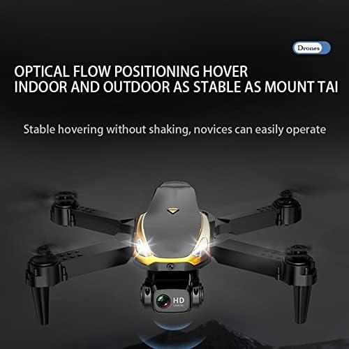 Сгъваем Въздушен Дрон MORESEC Dual Shot 1080P, безпилотни самолети, с двойна камера 1080P HD, Играчки с Дистанционно