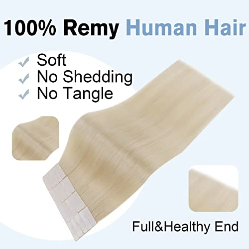 【Спестете повече】Easyouth Две опаковки за удължаване на коса от естествени човешки косми # 60 # червено 22 инча
