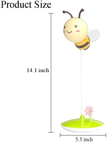 Светодиодна Настолна Лампа AVEKI Сладко Bumblebee с Докосване, с Регулируема Яркост 3 и гъвкавост на 360 °,