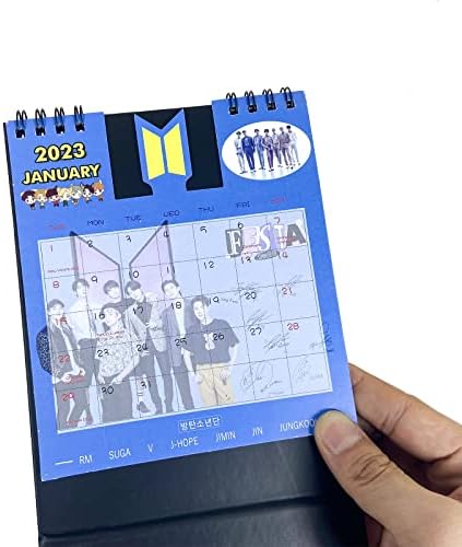 Kpop 2023 Bangtan Boys Нов Албум Настолен Календар Месечни Проектанти, Подаръчен Комплект за Армейски Момчета и Момичета