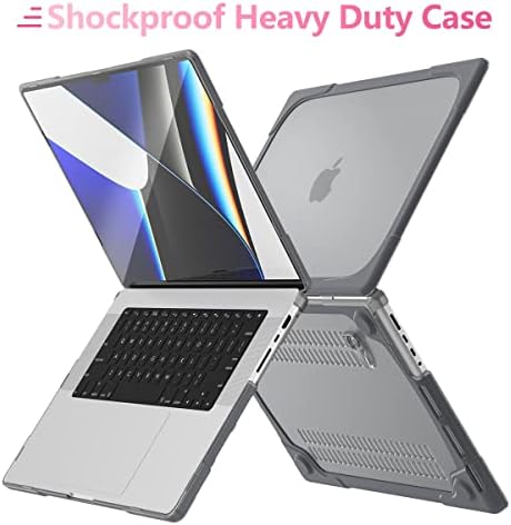 Batianda за MacBook Pro 14-инчов Калъф Модел A2779 (чип M2 M1 Pro /Max) 2023 2021 година на издаване, сверхпрочный