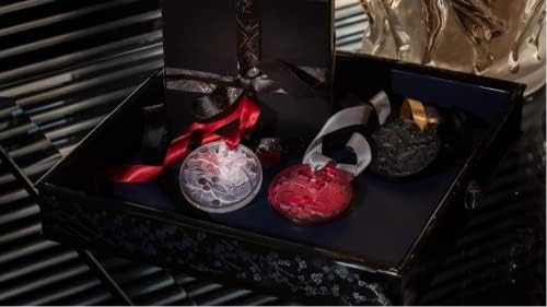 2021 Lalique Merles със Стафиди, Коледна Украса - Червен Кристал