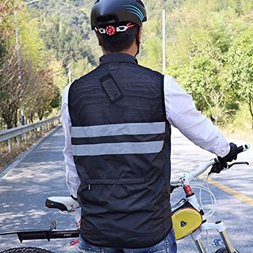 Защитна жилетка Спортен Отразяваща костюм от Полиестер, Защитен Отразяваща Жилетка за мъжете и жените, Велосипеди