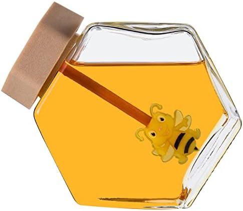 Комплект буркани за мед с затегнати капачки - ковшиками - съдове за мед за партита, домашни ястия (1 на резервация)