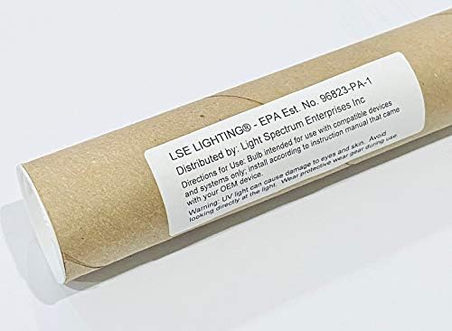 UV-лампа LSE Lighting GTUVL за употреба с магнитна монтиране на стена | Работи с UV лампи за 24 В и 110 | Висока ефективност | 14 W | Керамично основа | Чист въздух | Продукт без озон