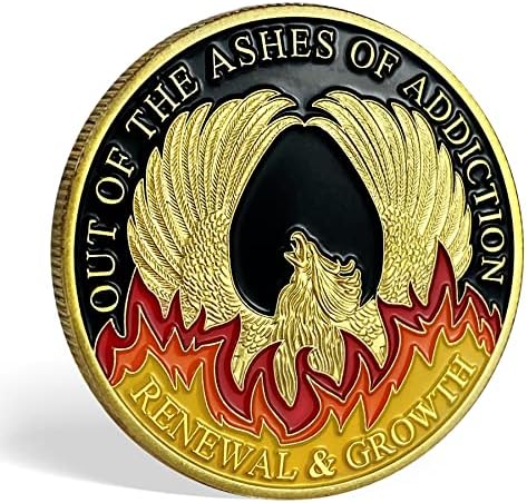 Монета-медальон Феникс АА - От пепелта на зависимост - Чипове за възстановяване на бгв