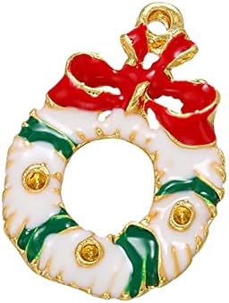 Кристален Венец Kehome, Коледно дърво, Окачване в рождественском стил, Капающее масло, Дядо коледа, Изгубени Чорапи, Цвят елхи,