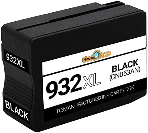 Houseoftoners Подмяна на Възстановеното касетата с мастило на HP 932XL CN053AN (1 черен)