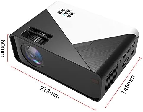 Мини проектор GPPZM 3500 Лумена С поддръжка на 720P led проектор 1080P, съвместима със система за домашно кино (Размер: базова версия)