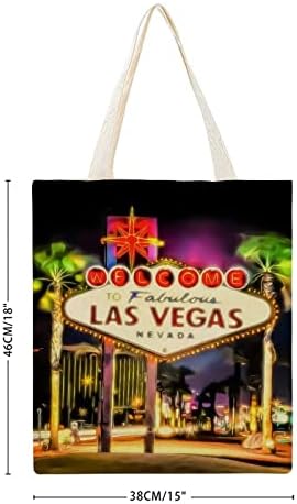 Лас Вегас Множество Чанта силуета на Продукта Чанта Наплечная Чанта за Покупки Пътуване Плажни Книга