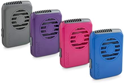 O2COOL Луксозен Персонален вентилатор за колиета |Hands-Free, Носимое Мини-Охлаждащо устройство за батерии за