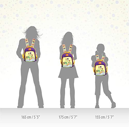 Модерен арт раница Milo Lockett /чанти за книги за жени / момичета /юноши / мъже. Училищна чанта /за пътуване / колеж /