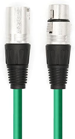 Dremake XLR Кабел за свързване на високоговорител, 3-пинов XLR конектор, за да свържете микрофона към XLR-гнездото, Балансиран