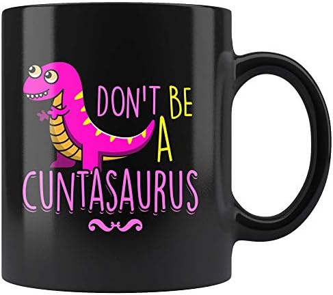 Не Бъди Кунтазавром, Бегемотом-Придурком, Комплект Чаши Twatamus - Забавно Офанзива Груба Шега За възрастни, Подарък Чашата за Кафе
