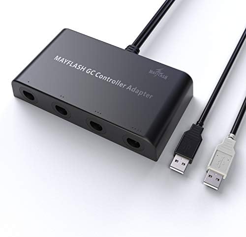 Адаптер контролер Mayflash за GameCube и Wii U, КОМПЮТЪР USB и switch с 4 порта