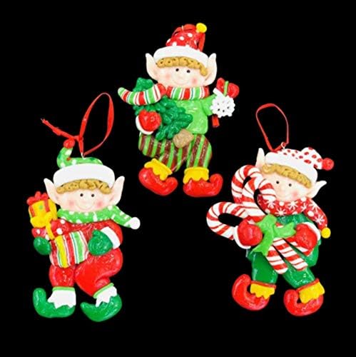Шатчи Коледно Дърво Висящи Украшения Елф Поддържа Подаръци от Бонбони Коледно Дърво Стенни Декорации За Дома