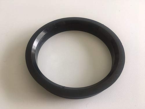 NB-AERO 4 бр. Черни полиуглеродные пръстени на главината от 66,1 мм (колелце) до 59,6 мм (Ступица) | Централно