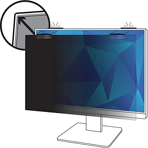 Филтър за поверителност на 3M за цял екран на монитора 21,5 инча, с магнитно затваряне на 3M Comply (съотношение
