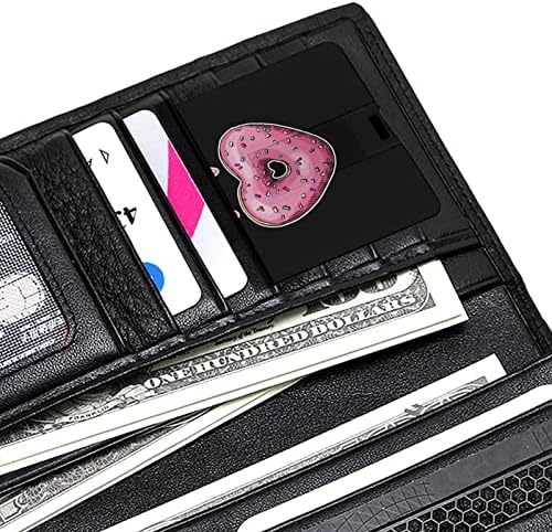 Розово Поничка във формата на Сърце USB 2.0 Флаш Устройства, Памет във Формата На Кредитна карта