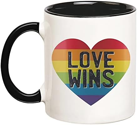 Fonhark - Кафеена Чаша на Любовта Победи Любовта е Любов, Гей-Парад, ЛГБТ-Чаша, Чаша за Лесбийки, Кафеена Чаша