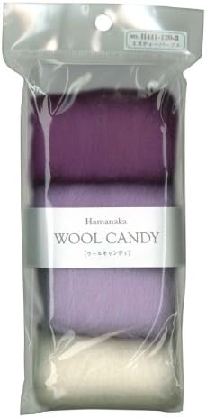 Комплект от 4 цвята вълна бонбони Hamanaka Misty purple H441-120-3