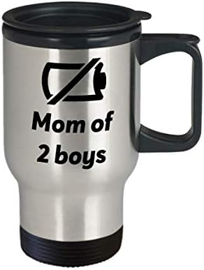 Чаша За пътуване за мама - Мама на 2 момчета - най-Добрият подарък За мама, за Ден На майката на Майка ми-Майка