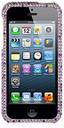 Калъф Dream Wireless Full Diamond Case за iPhone 5 / 5S - на Дребно опаковка - Purple Heart
