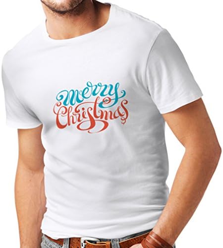 lepni.me Мъжка Тениска С весела Коледа, Празничните Тоалети за почивка за Коледа