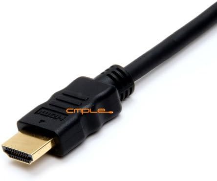 Cmple - Кабел-адаптер HDMI-DVI Двупосочни Високоскоростен Кабел за монитор за КОМПЮТЪР, Лаптоп, HDTV проектор - 6