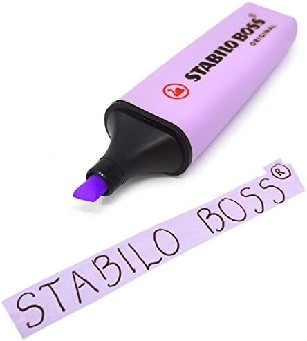 Връхчета STABILO BOSS Original Pastel Маркери – Пълен Набор от 6 + Лилаво и Мъгла