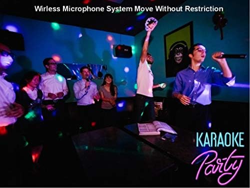 Двуканална Безжична УКВ Портативна професионален микрофон система може да Се движите без ограничения Караоке Партита,