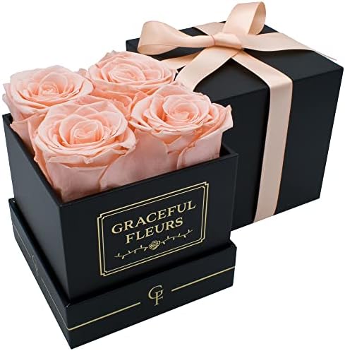 Елегантни букети | Тези рози, които продължават с години | Свежи цветя с доставка за рожден Ден | рожден Ден Подаръци за жени | Кутия с рози Запазени завинаги | Ден на м