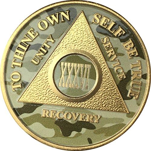 36-Годишният Камуфляжный Медальон AA С Позлатените Юбилеен Чип Камуфляжного Цвят