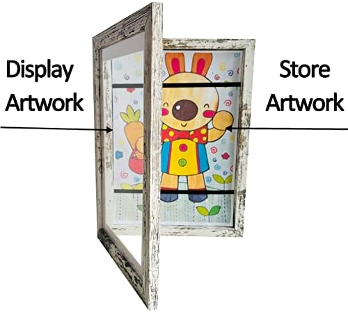 Детска художествена рамка за формат A4, Отварянето на предната рамка за детски творби, Лесно Меняемые рамка за произведения