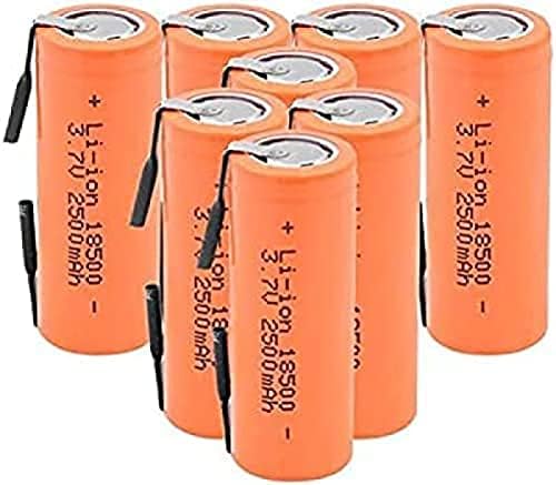 18500 литиево-йонни батерии Литиева батерия от 3.7 На 2500 mah, за мобилен източник на захранване, 8 бр.