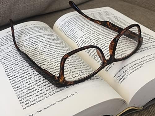 4 Опаковки Класически синьо-екранировка на очила за четене - Устойчиви на надраскване Ридеры за мъже и жени (Вечната класика)
