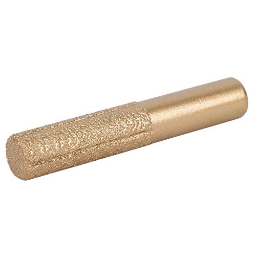 Златни Запоени Диамантени Фрезери с директен опашка 6,35 мм, с дръжка (12,7 * 13,5 * 75 мм)