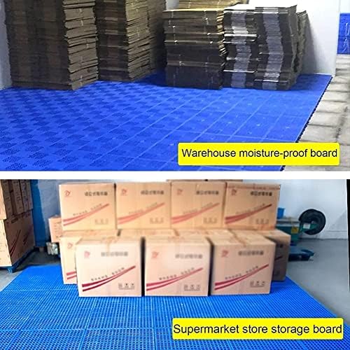 Мънички пластмасови палети GRRICEPL, защитни окото накладки за съхранение, Блокирующиеся постелки за пода, могат да се използват в складове, в складови помещения и дру?