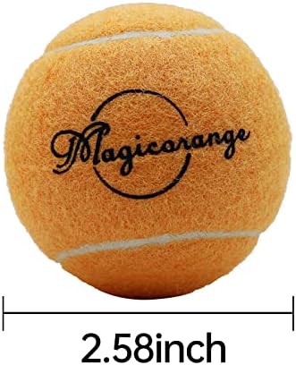 Тенис топки Magicorange, 12 Опаковки топки за Тенис за напреднали тренировки, Спортни Топки за домашни кучета,