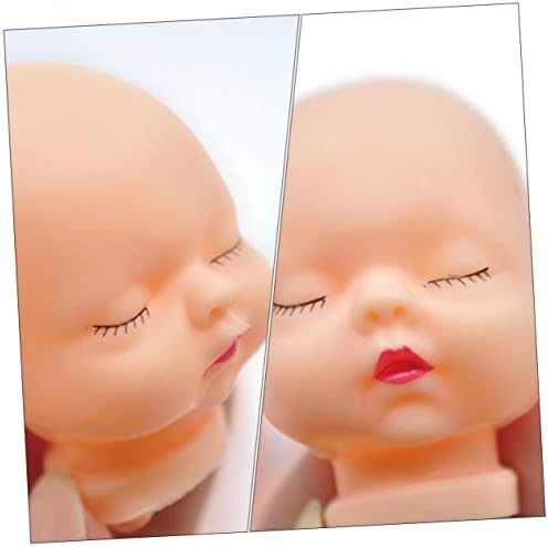 EXCEART Baby Doll 80 бр сам с Перекраской Декоративен Грим Ръчно изработени Окачен Bjd Мини Мек Стил Част За Рисуване