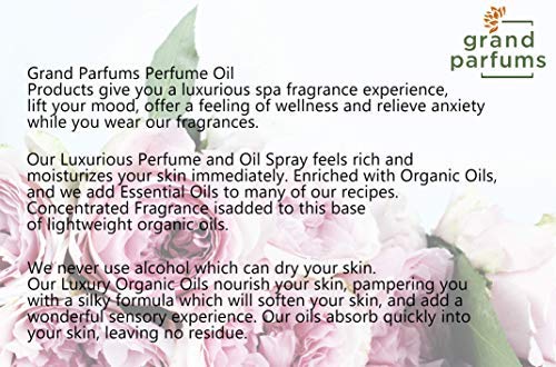 Grand Parfums CLEAN FRESH COTTON 2 Унции Парфюмерного спрей На Ароматическом масло | се Смесва ръчно с органични
